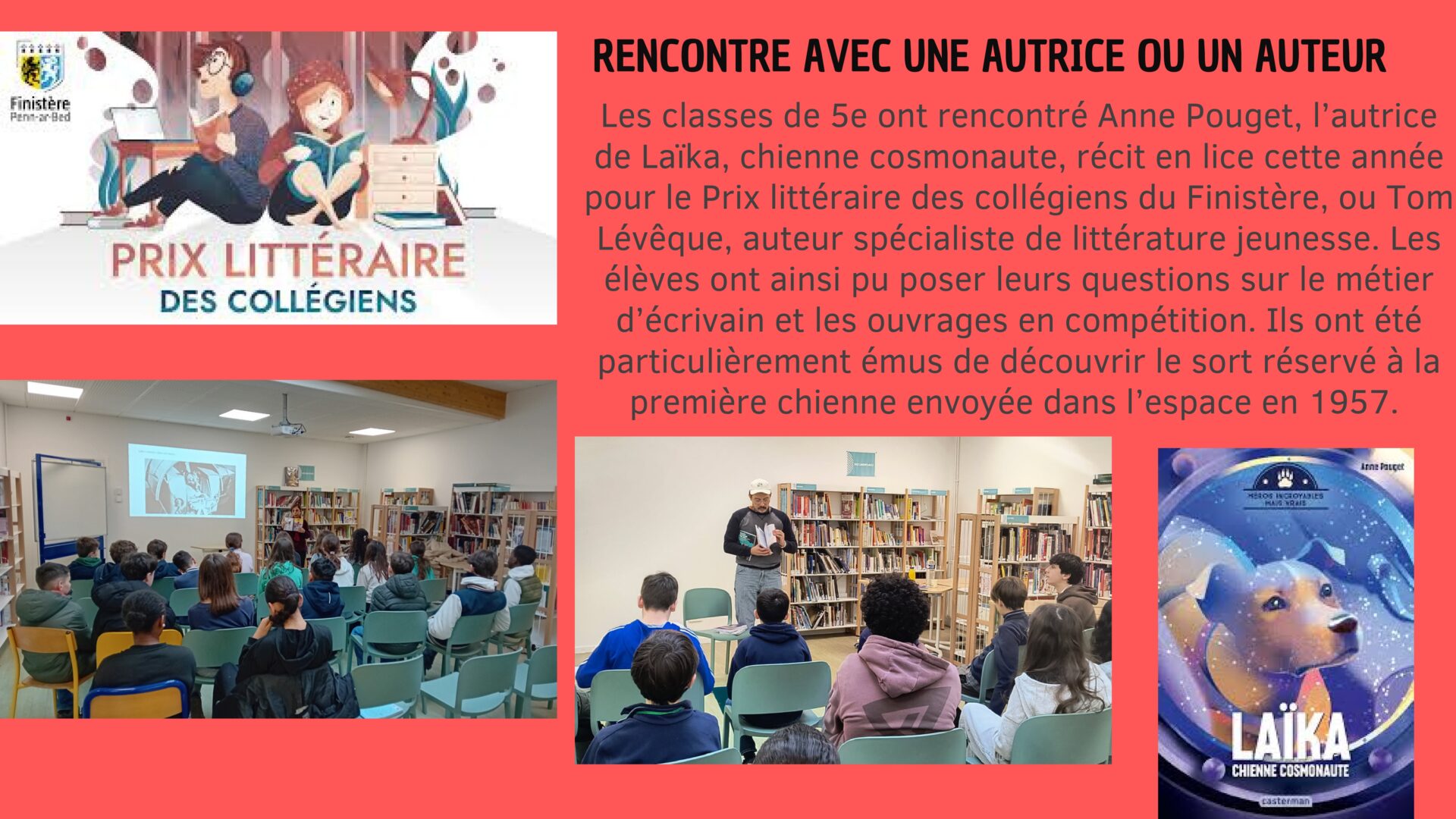 Rencontre avec une autrice ou un auteur - Sainte Anne Brest